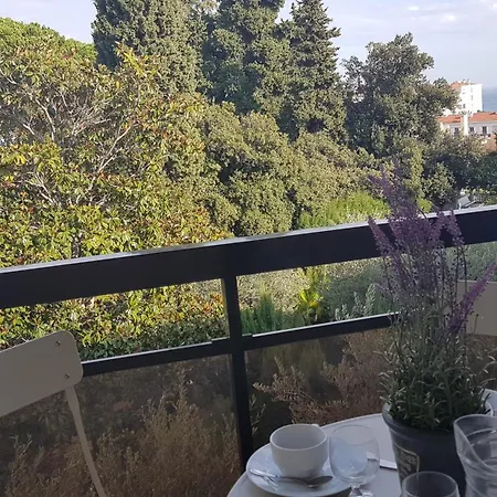 Les Palmiers A 700m De La Lägenhet *