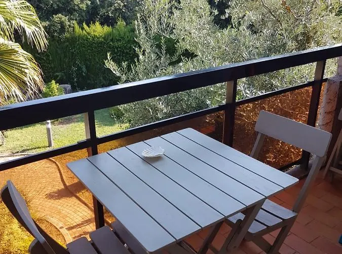 Les Palmiers A 700m De La Lägenhet *